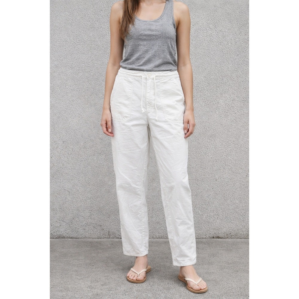 INC International Concepts Pants Womens 34x30 Cotton‎ Drawstring Casual Relaxed